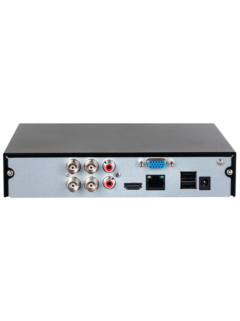 DAHUA KITXVR1B04-I+HFW1200CMA -Kit de 4 canales con cámaras de 2MP y audio. Incluye DVR Cooper-I WizSense con IA y H.265+, 4 cámaras metálicas con micrófono integrado, 4 canales más 1IP o hasta 5 canales IP, 4 canales SMD Plus y accesorios incluidos/ img