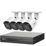 Kit Dahua 4 Cámaras Metálicas 5MP B2A51-U + DVR WizSense con IA