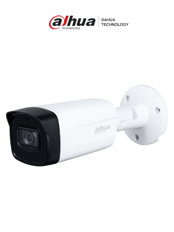 Camara Bullet de 5 Megapixeles Lente de 3.6 mm 92 Grados de Apertura IR de 80 Mts IP67 Soporta: CVI/CVBS/AHD/TVI - DH-HAC-HFW1500THN-I8-0360B