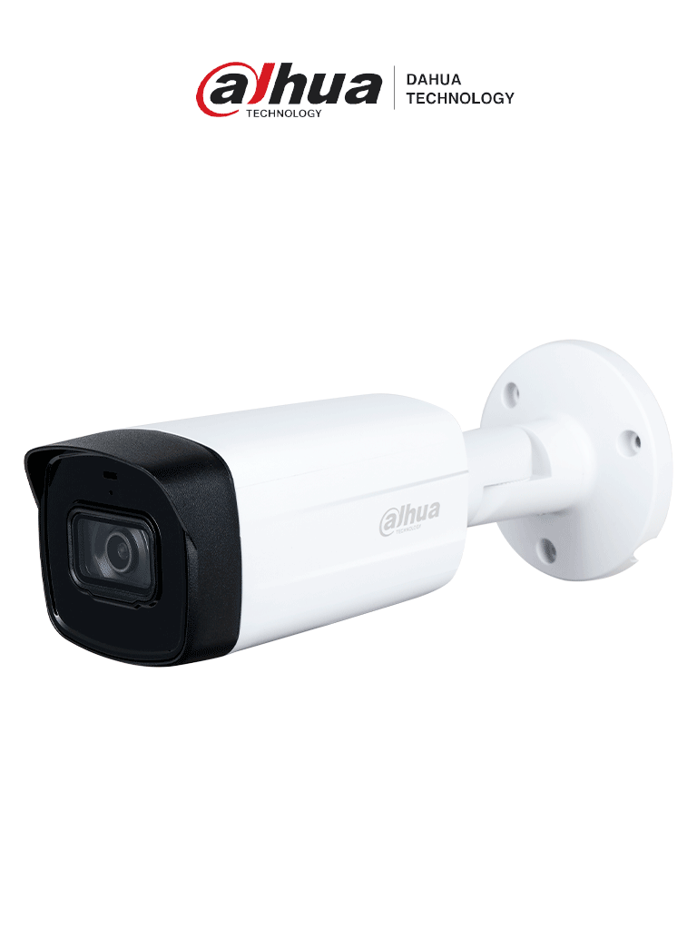 Camara Bullet de 5 Megapixeles Lente de 3.6 mm 92 Grados de Apertura IR de 80 Mts IP67 Soporta: CVI/CVBS/AHD/TVI - DH-HAC-HFW1500THN-I8-0360B