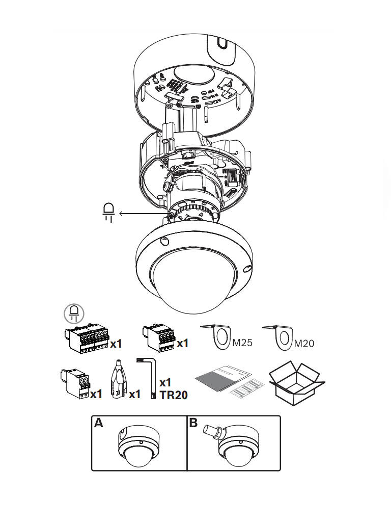 Domo Fijo 5MP HDR 3.2-10.5mm IP66 - NDE-5703-A - Imagen 2