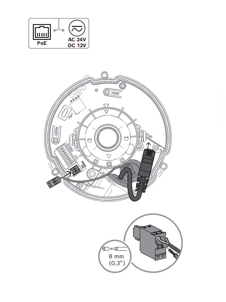 Domo Fijo 8MP HDR 3.2-10.5mm IP66 IR IO - NDE-5704-AL - Imagen 9