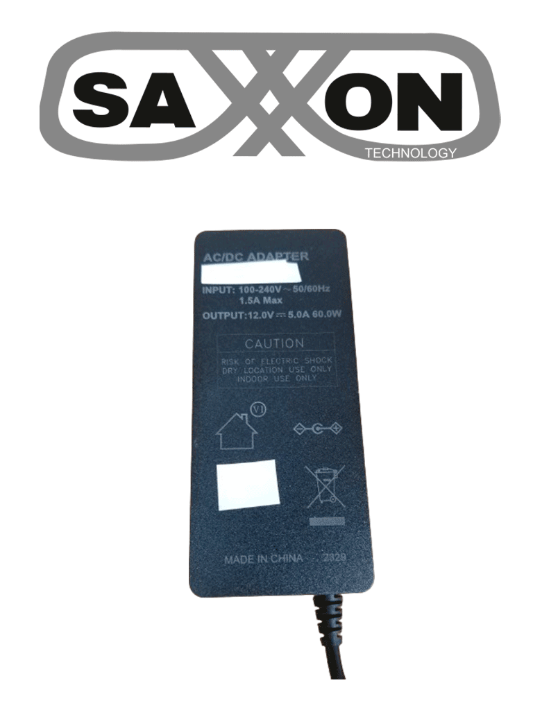 Fuente de Poder Regulada Alimentación 12 Vcc 5 Amper 4 Conectores Macho Voltaje de Entrada: 100-240V Ideal para Cámaras de CCTV Controles de Acceso y Asistencia - KA65E-1205000Q - Imagen 2