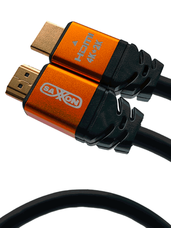 Cable HDMI de 1.5 metros de alta velocidad Versión 2.0 Resolución 4K Canal de retorno de audio (ARC) Video 3D Blindado para reducir interferencias Chapado en oro Alta resistencia y durabilidad - SX15HD-C