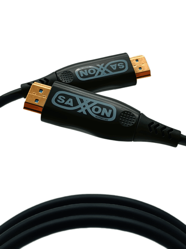 Cable HDMI de 30 Metros por Fibra Óptica 4K@60Hz Fibra 4 hilos + 7 hilos cobre estañado Compatible con HDMI 2.0 Alta velocidad 18 Gbps 3D HDR Caja de Aleación de Zinc Calidad Premium - SX-30HD-F047