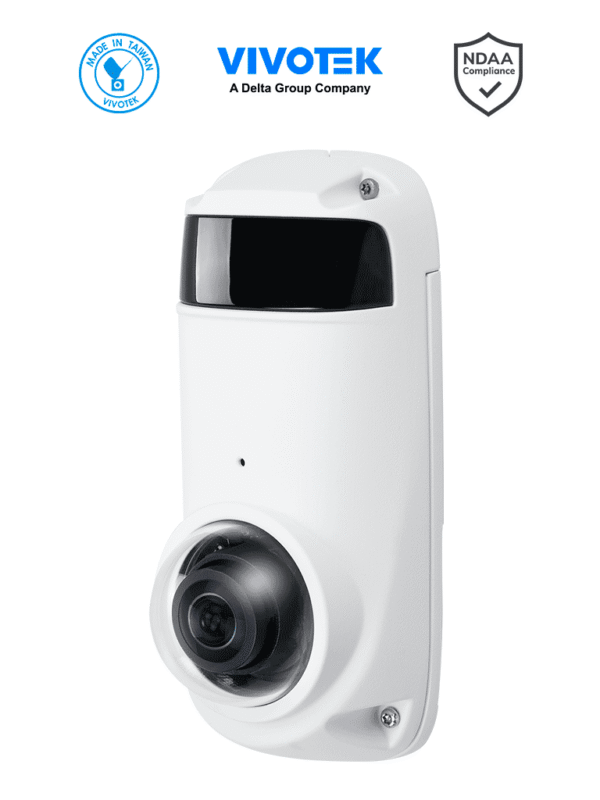 Cámara IP panorámica exterior de 8MP con visión 180º Smart IR 20 Mts IP66 IK10 WDR Pro Micrófono integrado Deep Search IA Smart VCA Trend Micro Smart Stream III NDAA ONVIF - CC9391-HV