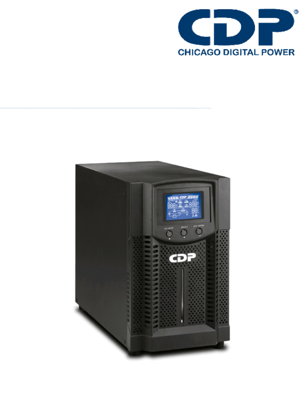 UPS online 3000VA 2700W 4 Terminales de salida Baterías 12V a 9AH X 6 Respaldo 5min a carga completa Requiere clavija o adaptador NEMA 5-20R - UPO11-3