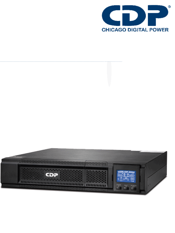 UPS 2000VA 1800W Rackeable 8 Terminales de salida Puertos de comunicación RS232 y USB Requiere clavija o adaptador NEMA 5-20R SOBRE PEDIDO - UPO11-2RT