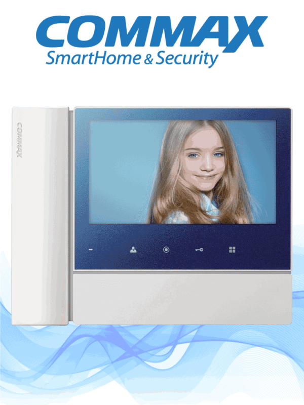 Monitor para videoportero de 7 pulgadas con auricular soporta hasta 2 frentes de calle con función de apertura de puerto - CDV-70N2