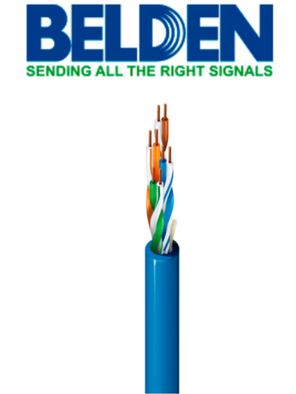 Cable UTP 4 Pares Categoria 5E 24 AWG 305 Metros 100% Cobre Color azul - 1583A0061000