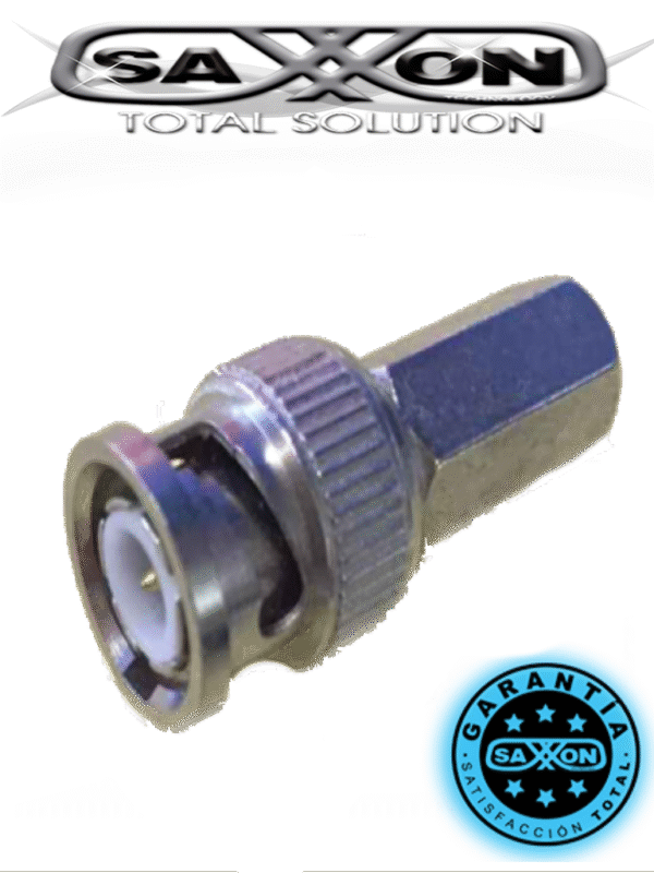 Bolsa de 10 conectores BNC macho de enroscar para cable siames - PSUBR10RG59