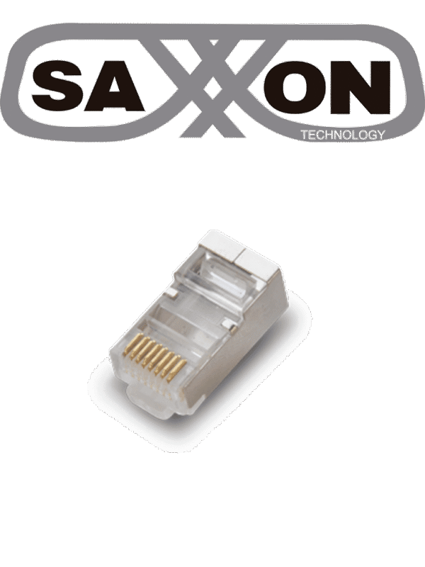 Conector plug RJ45 para cable UTP FTP CAT 5E Blindado Paquete 100 piezas - S901B