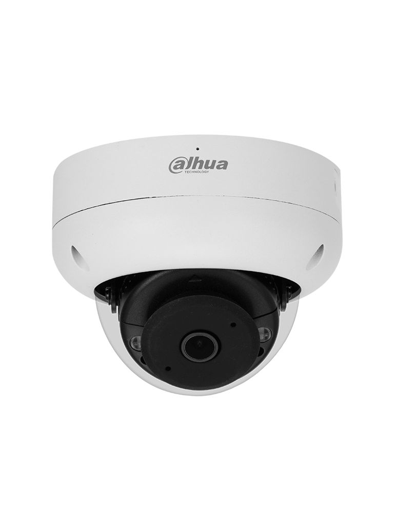 Cámara IP domo antivandálica de 4 MP con lente de 2.1mm visión nocturna de 15 m IA WizSense y protección perimetral Incluye PoE WDR H.265+ IP67 IK10 micrófono y entradas salidas de alarma - DH-IPC-HDBW3441R-AS-P - Imagen 2