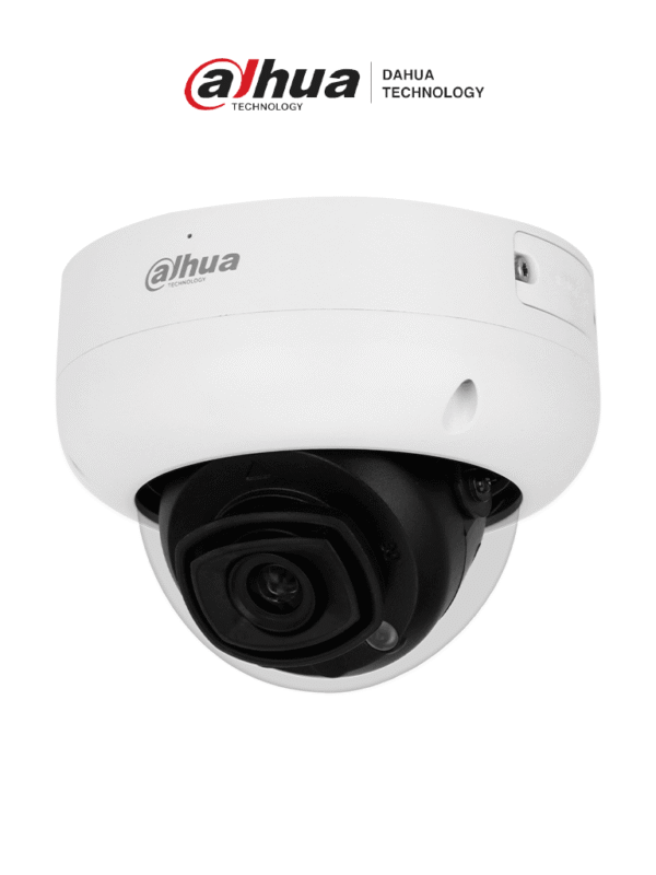 Cámara IP Domo Antivandálica ofrece una resolución de 4MP lente de 2.8mm con 101° de apertura visión nocturna IR de 50m tecnología WizMind protección IP67 IK10 salida HDMI ePoE y WDR - DH-IPC-HDBW5441RP-ASE-HDMI