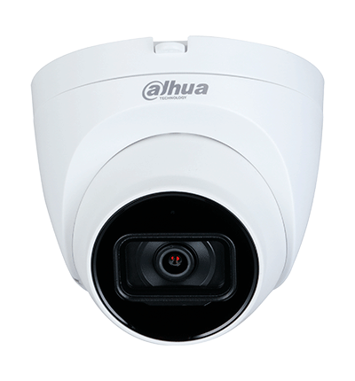 Cámara Metalica y policarbonato domo Dahua de 2 MP con lente de 2.8mm ángulo de 102 grados IR de 40 m micrófono integrado instalación rápida DWDR IP67 y diseño en - DH-HAC-HDW1200TQP-A - Imagen 2