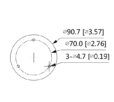 Camara IP Bullet de 2 Megapixeles Lente Motorizado de 2.8 a 12mm H.265+ IR de 50 Mts IP67 PoE Ranura para MicroSD DWDR 3D DR HLC BLC - DH-IPC-HFW1230T1N-ZS - Imagen 2