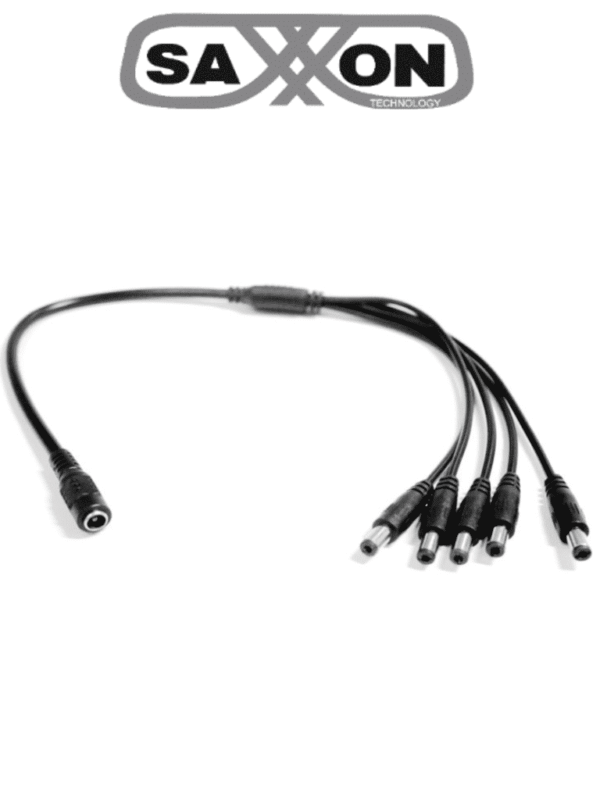 Divisor de energía Tipo pulpo 1 Conector hembra 5 Conectores macho Cable de cobre - SX-F55