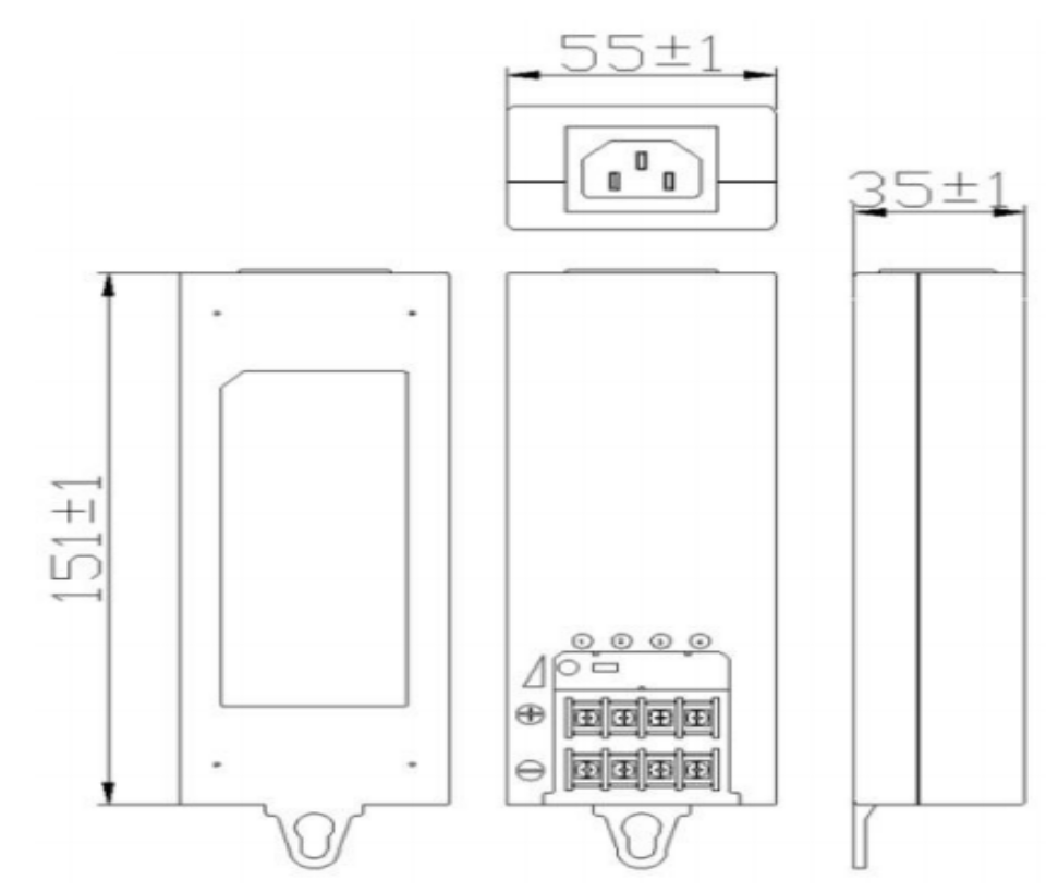 Fuente de Poder de Poder de 4 Canales 12 Vcc 5 Amperes 1.25 Amper por Canal Color Negro Entrada 100 V ca - 240 V ca Con Protección de Descargas - PSU1250-D4-D - Imagen 3