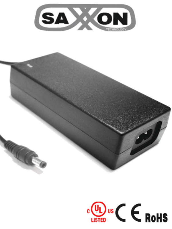 Fuente de poder regulada de 12 Vcc 4.1 Amperes Con Cable de 1.2 Metros Para Usos Multiples: Sistemas de CCTV Acceso ETC Certificación UL - PSU1204-D