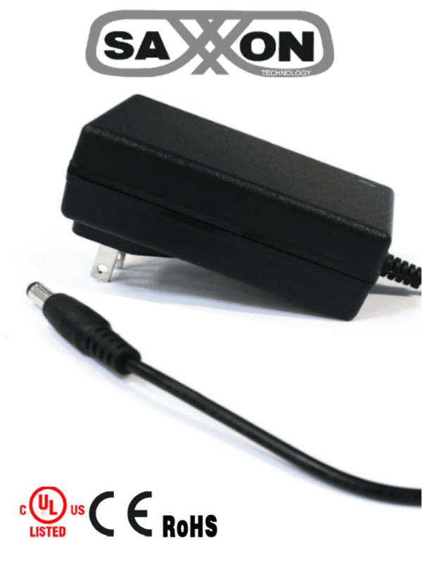 Fuente de Poder Regulada de 12 Vcc 3 Amperes Cable de 1.2 Metros Para Usos Multiples: Sistemas de CCTV Acceso Asistencia etc Certificación UL - PSU1203