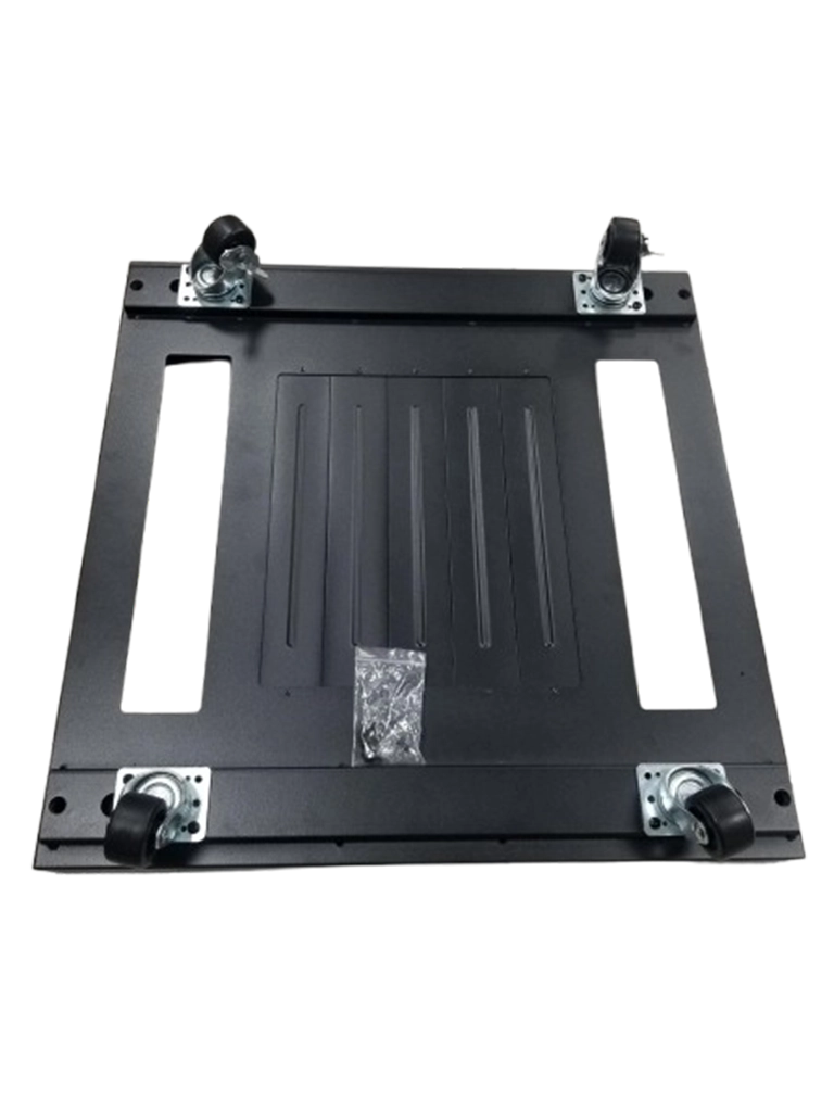 Gabinete de Piso 32UR Negro Puerta de Vidrio Templado 160x60x60 cm Base con 2 Ventiladores 110V - SX-R32U-6632S - Imagen 3