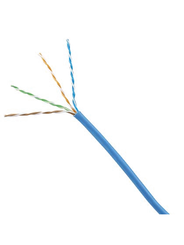 CABLE UTP NETKEY CAJA DE 1 000 Pies (305 METROS) 100% COBRE 4 PARES 24 AWG Categoría 5e Azul - NUC5C04BU-C