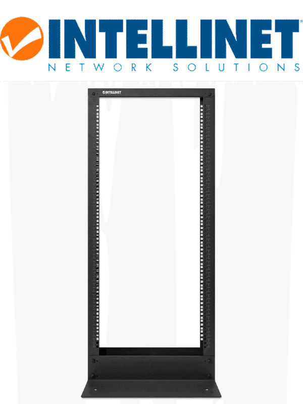 Rack de dos postes 19" 22U Presentación Flatpack (Desarmado) 19" Negro - 715966