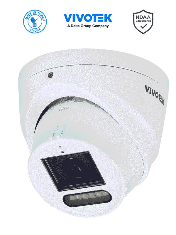 Camara IP domo exterior 5 MP Smart IR y Luz Blanca 30mts WDR Pro Lente Fijo 2.8mm Micrófono Integrado Smart VCA Deep Search Protección IP66 IK10 SNV Ciberseguridad Trend Micro NDAA ONVIF - IT9383-HVW