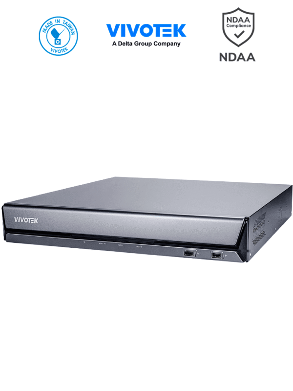 Grabador NVR 32 Canales 16 Puertos PoE 4 Bahias Deep Search Smart VCA Search Ciberseguridad Trend Micro Salida HDMI 4K Centralizacion con VAST 2 VSS Grabacion de 192Mbps Gestión PoE ONVIF NDAA - ND9542P