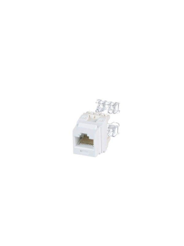 Jack UTP RJ45 Tipo Keystone Categoría 6 Blanco - NK688MWH