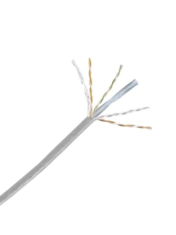 Bobina de Cable UTP 100% cobre NetKey Caja con 1 000 Pies (305 metros) 4 pares 24 AWG Categoría 6 Gris - NUC6C04IG-FE