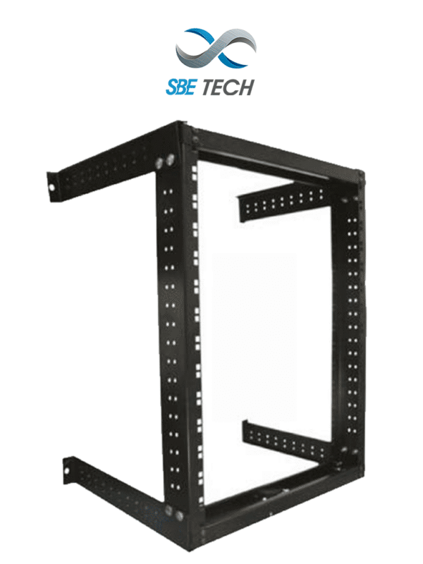 Rack de pared 15U 19" (48.26cm) de ancho x 15U (66.75cm) de alto x 17" (43.18cm) de profundidad - SBE-RP1915UR