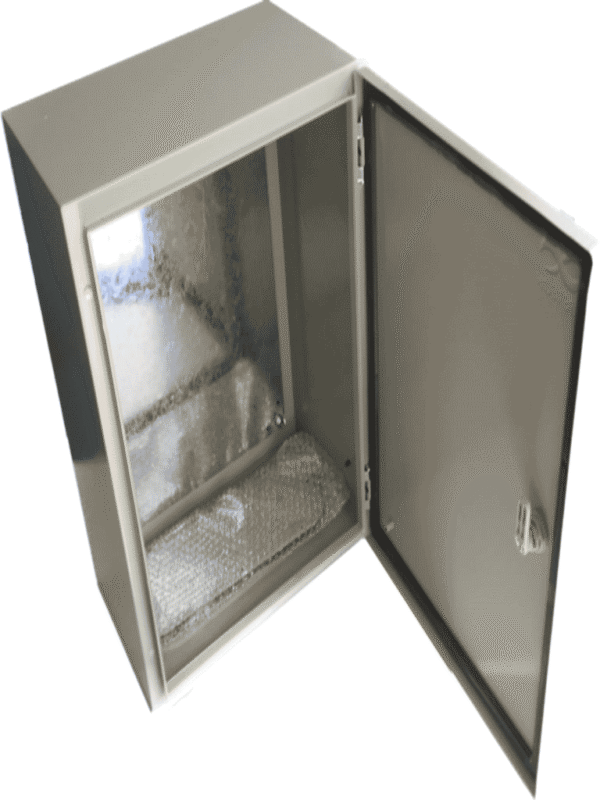 Gabinete metálico Alto 80cm Ancho 60cm Profundidad 30cm grado IP65 NEMA 4 - SBE-806030