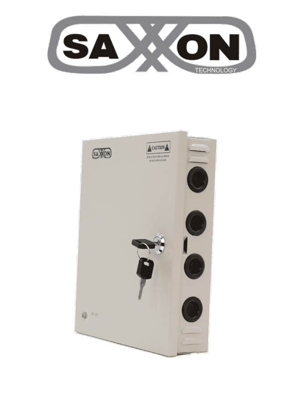 Fuente de Poder Profesional 12 VCD 10 Amperes 9 Canales 1.1 Amperes por Canal Protección contra Sobrecargas Led Indicador de Funcionamiento - SX-10A-9CH