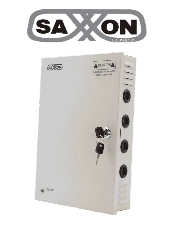 Fuente de Poder Profesional 12 VCD 20 Amperes 18 Canales 1.1 Amperes por Canal Protección contra Sobrecargas Led Indicador de Funcionamiento - SX-20A-18CH