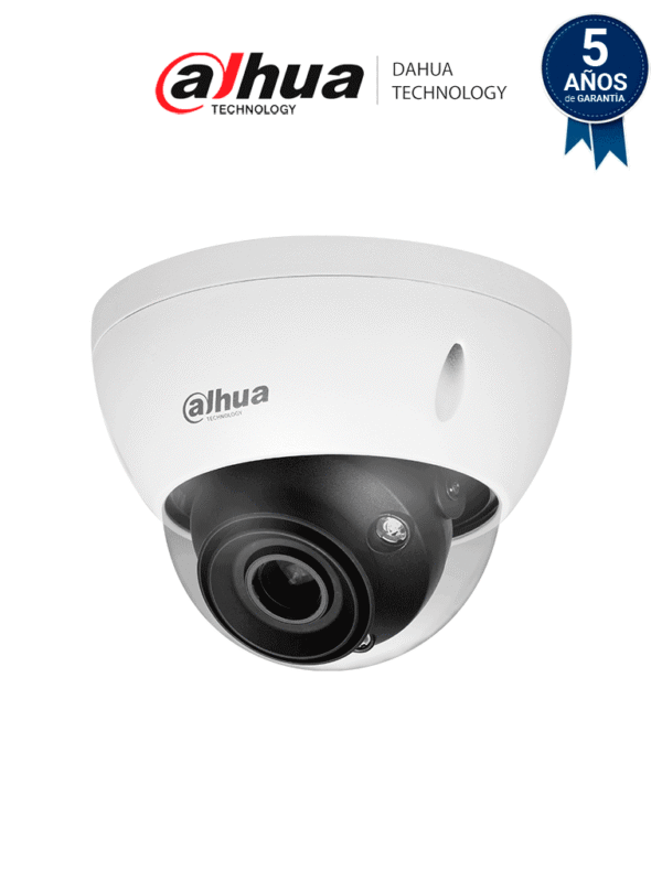 Cámara IP Domo WizMind varifocal de 4 MP y LED IR de 40m algoritmo de aprendizaje profundo metadatos de video detección facial conteo de personas ranura Micro SD micrófono E/S de alarma y audio ePoE IP67 IK10 y SMD 3.0 - DH-IPC-HDBW5442E-ZE