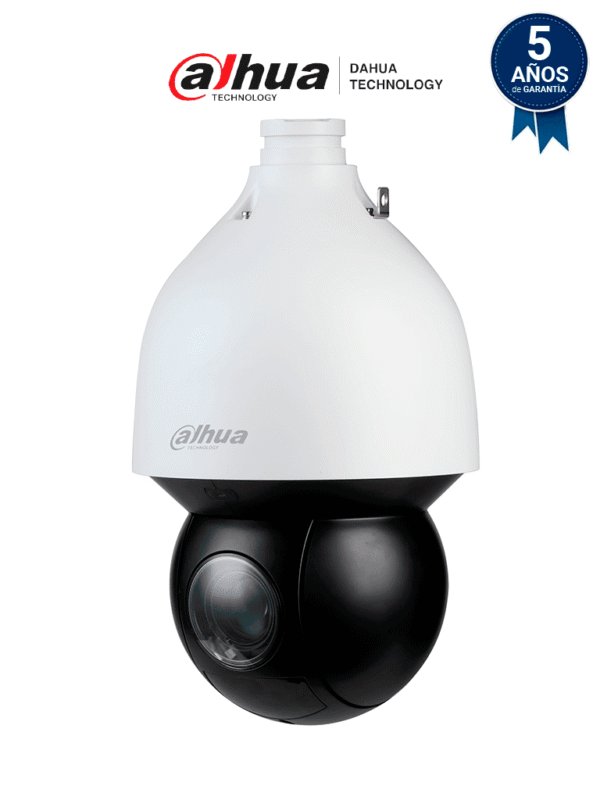 Cámara IP PTZ 2 MP con zoom óptico 32x tecnología Starlight y visión nocturna IR de 150 metros Incorpora autotracking 3.0 detección de rostros protección perimetral PoE+ IP67 e IK10 - DH-SD5A232GB-HNR