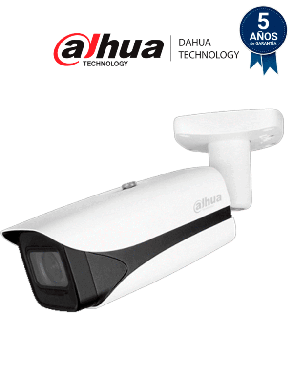 Camara IP Bullet de 5 MP Wiz Mind Lente Motorizado de 2.7 mm–13.5 H.265+ IR de 50 Metros Ranura para MicroSD IP67 IK10 Face Detection Protección Perimetral Conteo de Peronas e PoE/SMD 3.0 Acu Pick - DH-IPC-HFW5541E-ZE