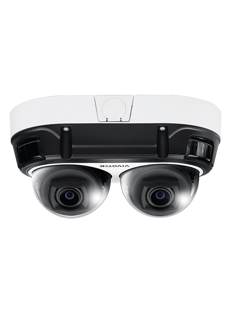 Camara IP domo exterior 2 Lentes de 8MP 4K Varifocal 4.3-9.8mm IR 20Mts Real Sight Engine IA Microfono Integrado Deep Search IA Deep Learning VCA IA Proteccion IP67 IK10 NEMA 4X Ciberseguridad Trend Micro ONVIF - MA9312-EHTV - Imagen 2