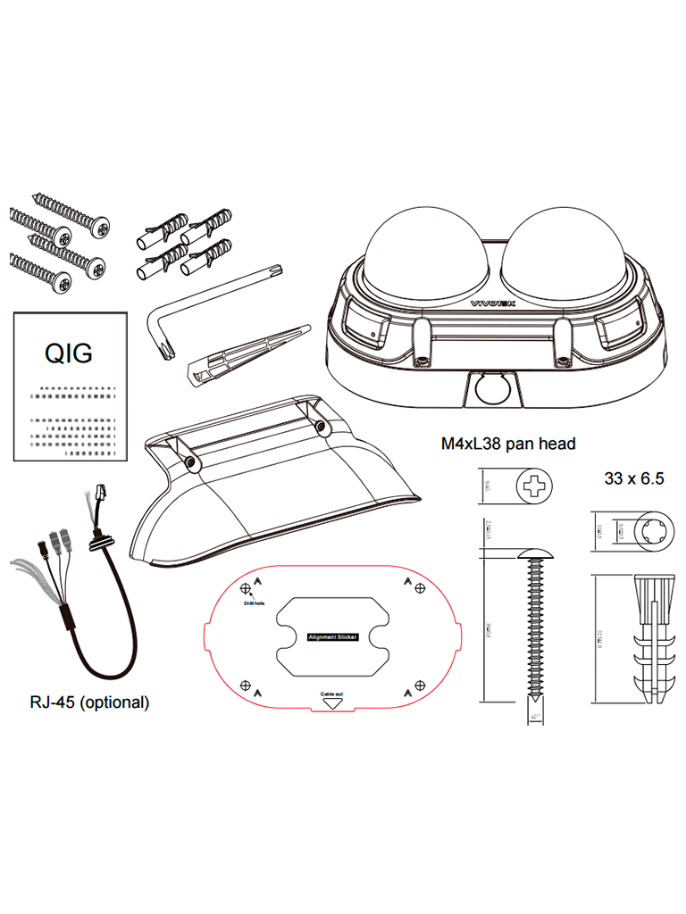 Camara IP domo exterior 2 Lentes de 8MP 4K Varifocal 4.3-9.8mm IR 20Mts Real Sight Engine IA Microfono Integrado Deep Search IA Deep Learning VCA IA Proteccion IP67 IK10 NEMA 4X Ciberseguridad Trend Micro ONVIF - MA9312-EHTV - Imagen 5