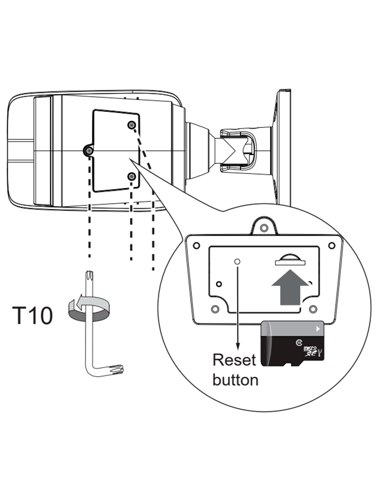 Cámara IP bullet exterior 5 MP IR 40mts Real Sight Engine IA WDR Pro Micrófono Integrado Lente varifocal 2.8-12mm Protección IP66 IK10 Ciberseguridad Trend Micro IA Deep Search IA Smart VCA DI DO NDAA - IB9389-EHTV-V3 - Imagen 2