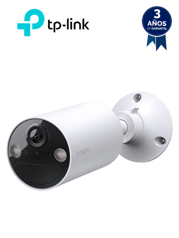 Cámara de Seguridad Inteligente Exterior 3MP-2K Soporta MicroSD 512 GB Visión nocturna a color Identifica personas IP65 Soporta Tapo Care (Nube) Bateria con funcionamiento de 180 días ( Compatible Celda TPL0150028 TAPO A201) - TAPO C410