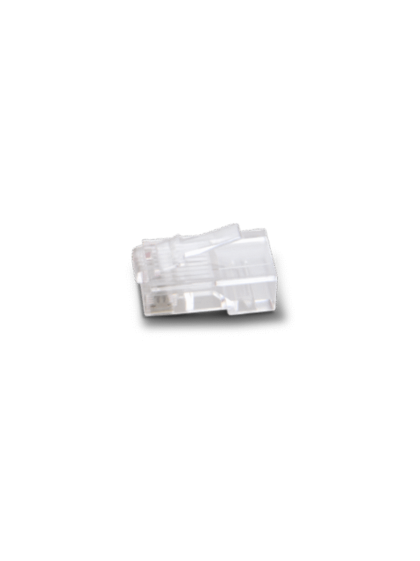 Conector plug RJ45 para cable UTP CAT5E Paquete 100 piezas 15 Micras - S901A
