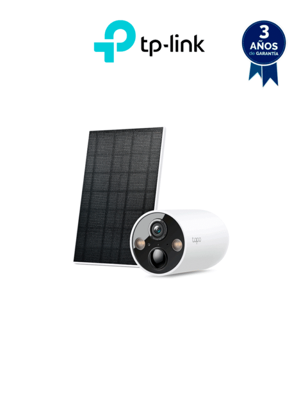 KIT Cámara de Vigilancia Wi-Fi Solar con Vista 2K QHD y Detección IA Avanzada gratuita Grabación de Vídeo 2K QHD Alimentación Ininterrumpida IP66 - Tapo C425 KIT