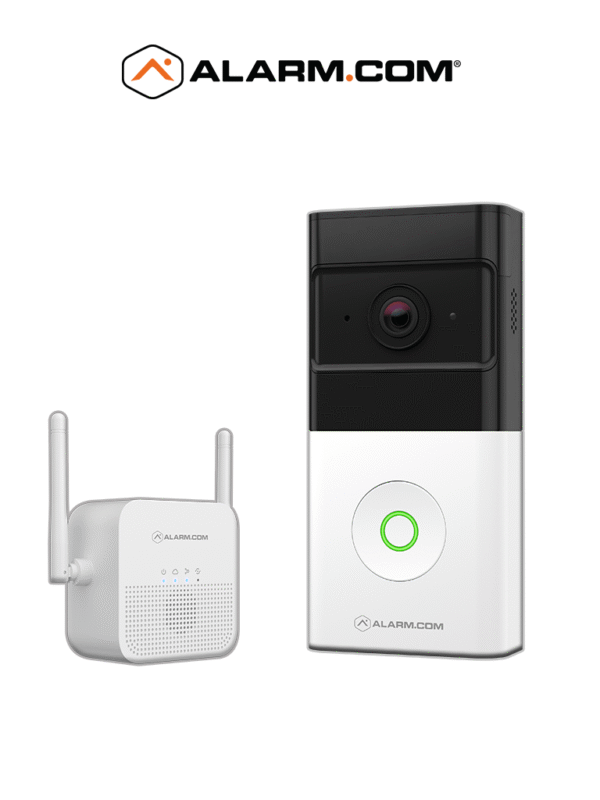 Timbre Inteligente con vídeo Portero Inalámbrico de alarm.com Wi-Fi IP66 1080P 160° apertura horizontal Batería incluida - PAKT VIDEO PORTERO