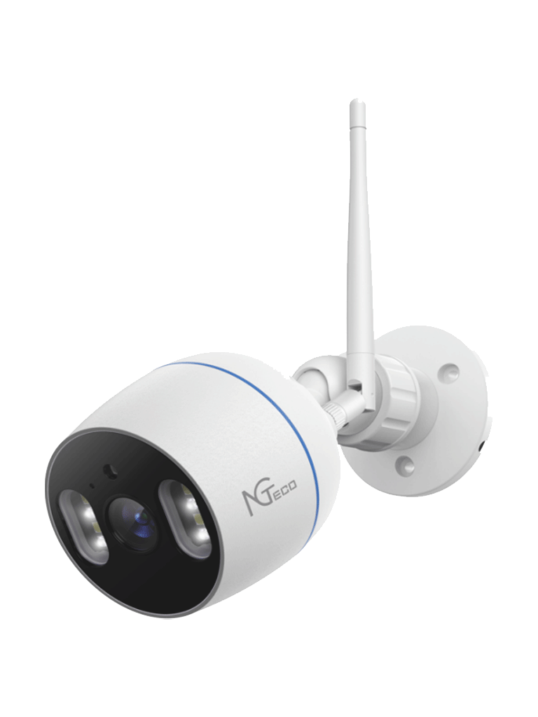 Cámara NGC501 IP Bullet Wi Fi 1080P con Memoria de 32GB Micro SDHC Linea Purple Clase 10 U1 - NGTECO 501 With SD Card - Imagen 2