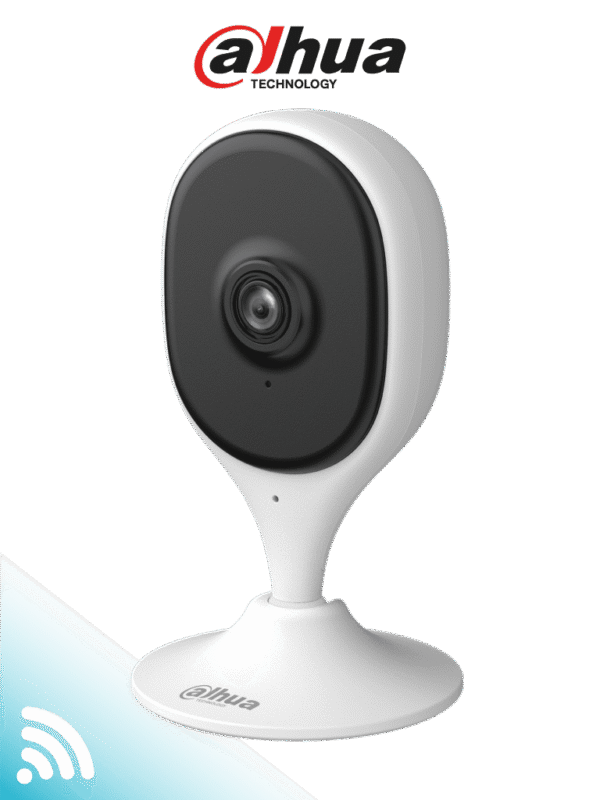 Cámara IP Wifi de 5 Megapíxeles con audio bidireccional (micrófono y altavoz) base magnética detección de humanos y mascotas botón de privacidad H.265 y ranura MicroSD - DH-C5A