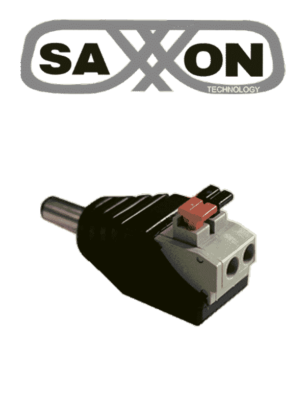 Adaptadores Macho Tipo Jack Polarizado Paquete de 10 piezas Terminales de Presión Fácil Instalación 12v - SX-52-A