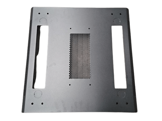 Gabinete de Piso 32UR Negro Puerta de Vidrio Templado 160x60x60 cm Base con 2 Ventiladores 110V - SX-R32U-6632S - Imagen 6